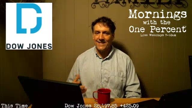 Mornings with the One Percent™ Live Weekdays 7-10am,  This Morning’s Replay Are Below!