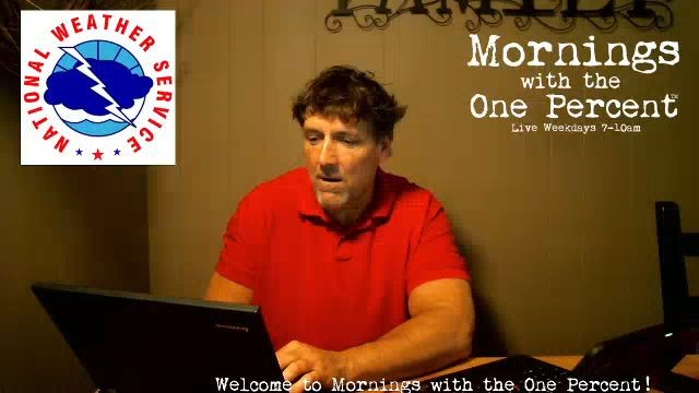 Mornings with the One Percent™ Live Weekdays 7-10am,  This Morning’s Replay is Below!