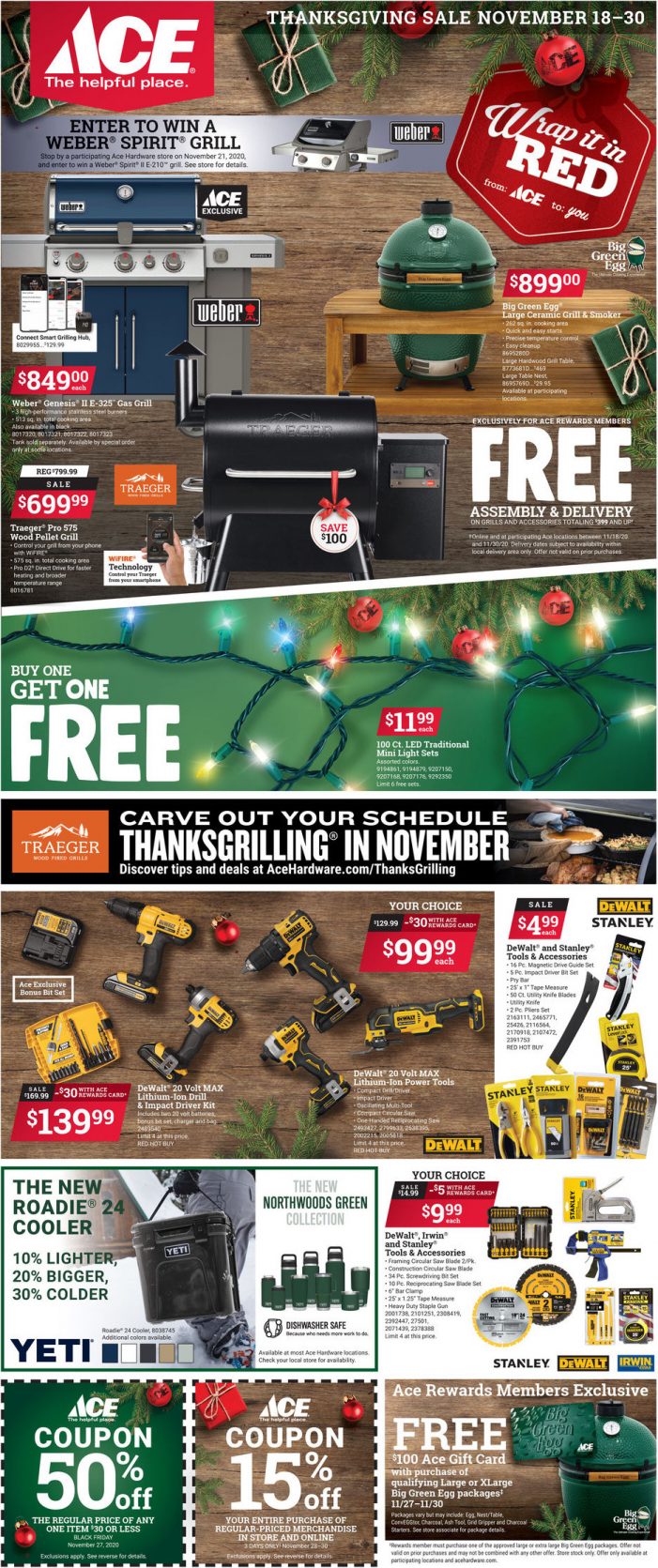 Holiday Buys at Sender’s Ace Hardware Stores in Mountain Ranch & Valley Springs