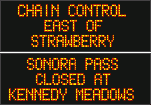 Road Conditions Update….Chain Controls on Hwys 88, 4 & 108.  Ebbetts, Sonora & Tioga Passes Remain Closed