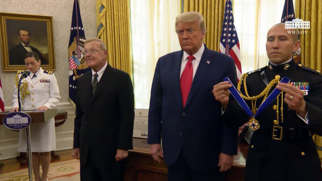 The Presentation of the Presidential Medal of Freedom to Lou Holtz