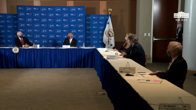 Vice President Pence Leads a Roundtable Discussion on Vaccine Distribution