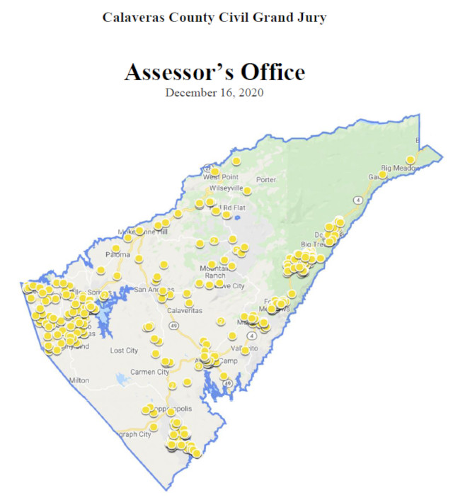 Calaveras County Grand Jury Has Released A Report Entitled “Assessor’s Office”