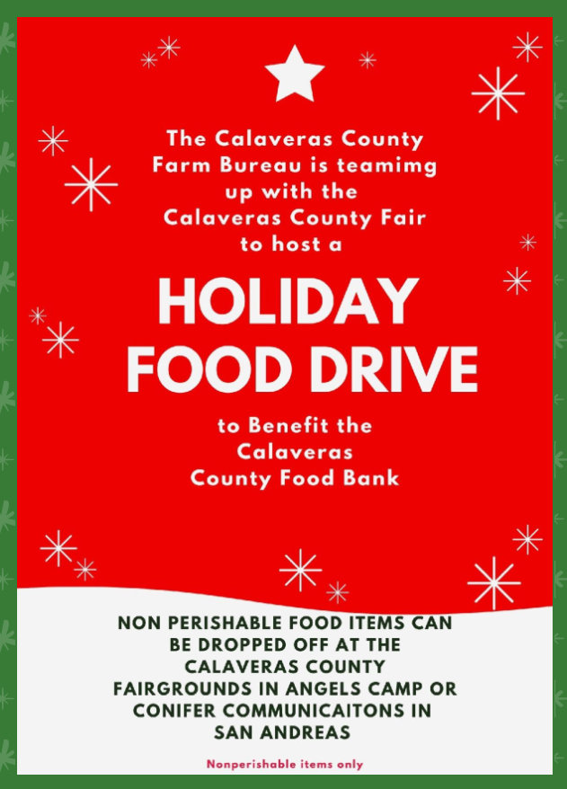 Food Drive Underway for Calaveras Food Bank