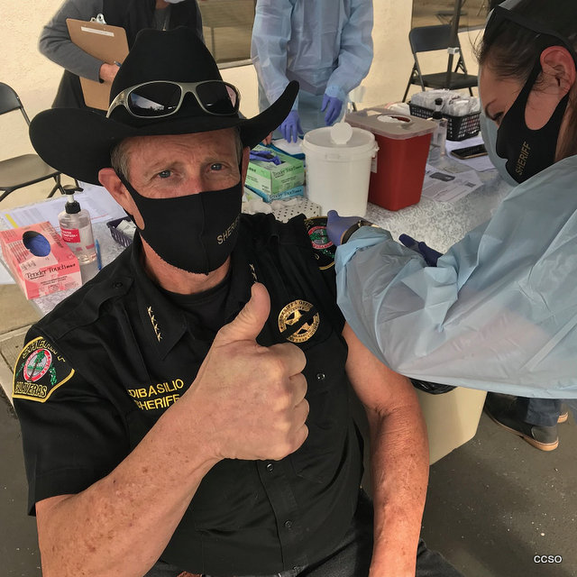 Calaveras County Sheriff’s Office Received Vaccination