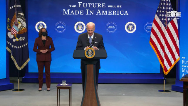 President Biden at Signing of Executive Order on Strengthening American Manufacturing