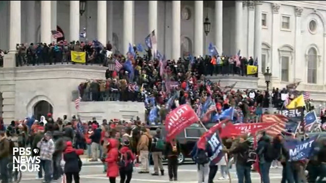 Protesters Breach U.S. Capitol Building During Congress Count of Electoral College Votes