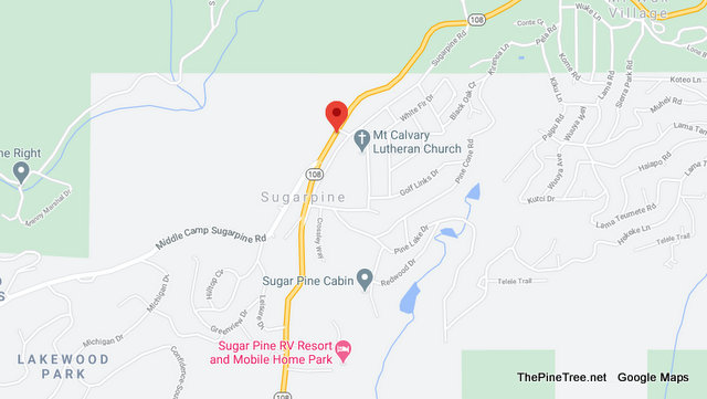 Traffic Update…Collision on Hwy 108 Near the Sugar Shack
