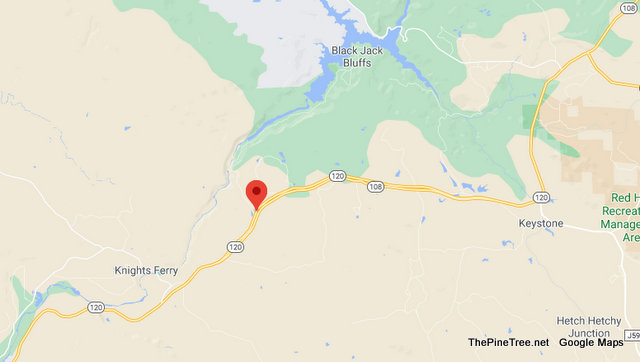 Traffic Update….Brush Fire Reported Near Sr108 / Tulloch Dam Rd