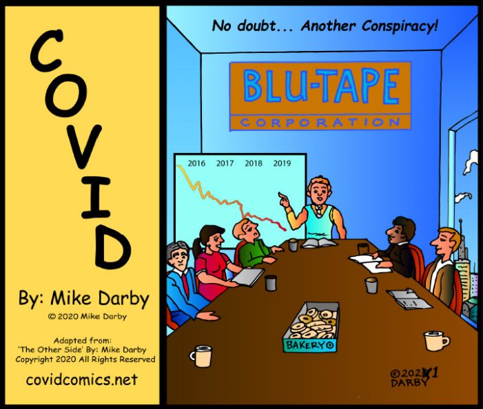 A Covid Comic for Your Sunday ~ By Mike Darby