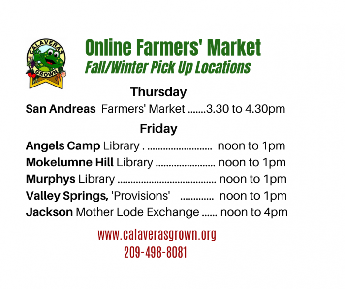 CalaverasGROWN Online Farmers’ “Mobile Market”