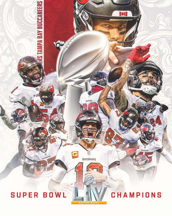 The Bucs Take Superbowl 31-9, Brady Superbowl MVP for 5th Time & Leads New Group to Promised Land!