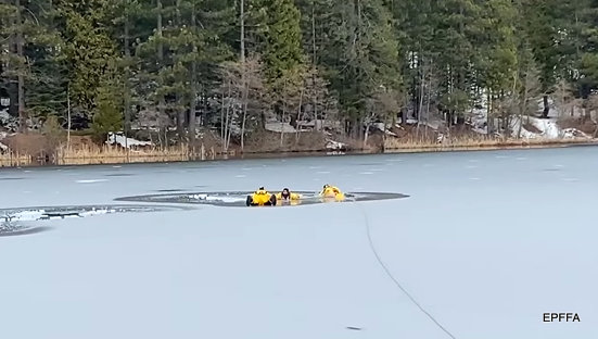 Ice Rescue Training For Ebbetts Pass Fire District
