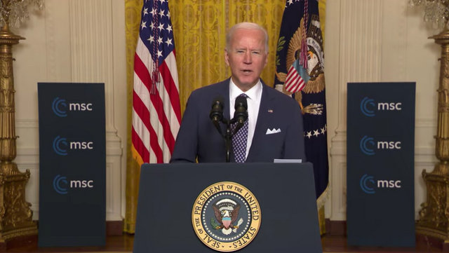 President Biden at the 2021 Virtual Munich Security Conference