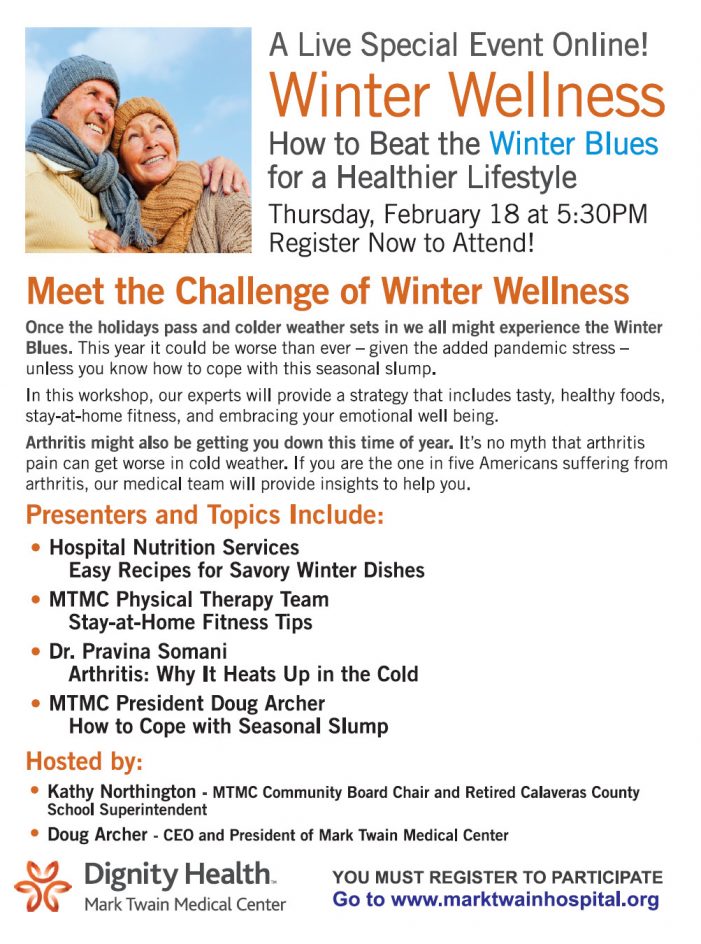 Winter Wellness is Focus of MTMC Virtual Event!  Online Workshop is Feb. 18