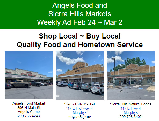Angels Food and Sierra Hills Markets Weekly Ad Feb 24 ~ Mar 2