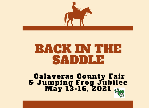 Back in The Saddle! At The Calaveras County Fair & Jumping Frog Jubilee!