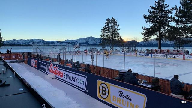 Bruins-Flyers at Sunset Perfect Way to End NHL Outdoors at Lake Tahoe Event