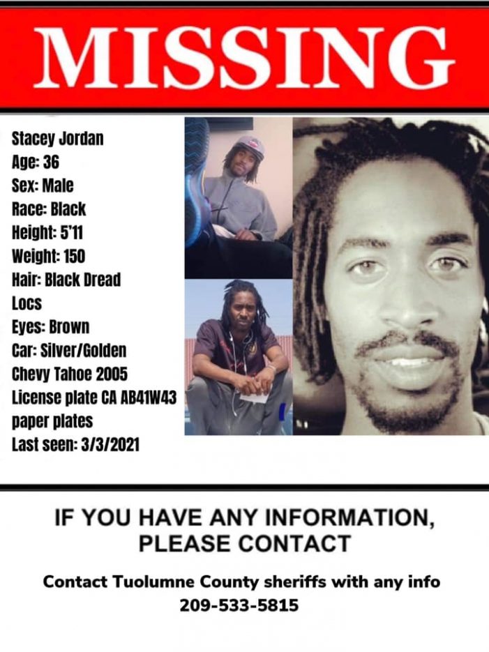 Stacey Jordan is Missing…Please Help Him Return Home!