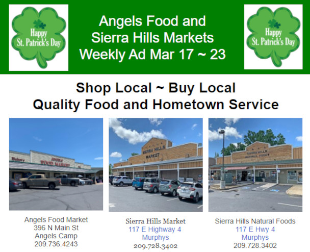 ﻿Angels Food & Sierra Hills Markets Weekly Ad Mar 17 ~ 23