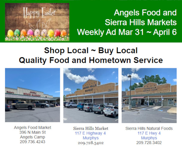 Angels Food and Sierra Hills Markets Weekly Ad Mar 31 ~ April 6