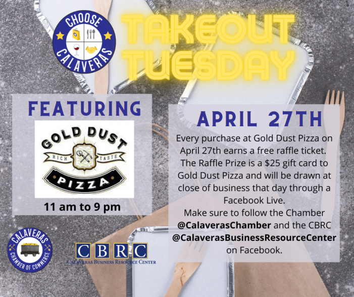 It’s Calaveras Chamber’s Takeout Tuesday!
