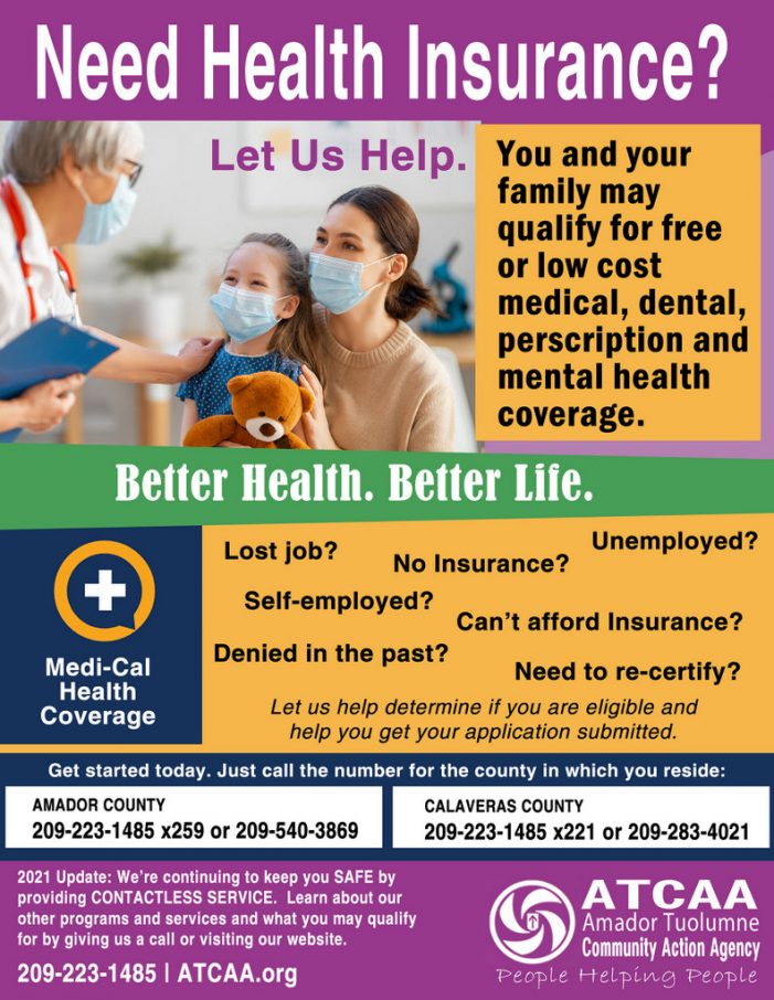 Need Health Insurance?  ATCAA Can Help!