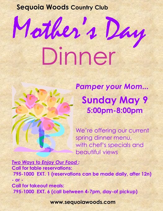 Treat Your Mom Today at Sequoia Woods!