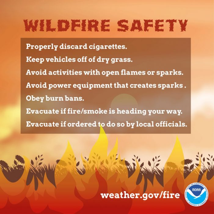 Fire Weather Watch in Effect Below 2,000ft May 8, 8am until May 10, 6pm