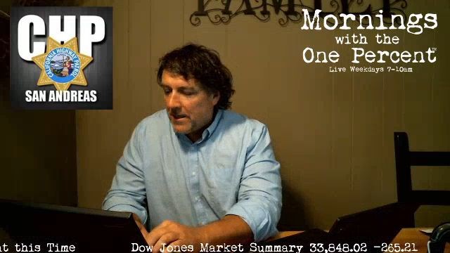 Mornings with the One Percent™ Live Weekdays 7-10am,  This Morning’s Replay is Below!