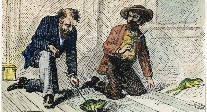 The Celebrated Jumping Frog of Calaveras County ~ By Mark Twain 1835-1910