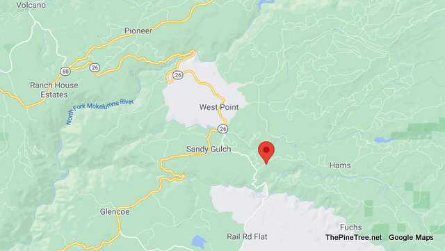 Traffic Update….Possible Injury Vehicle vs Tree Collision off Blue Mountain Road