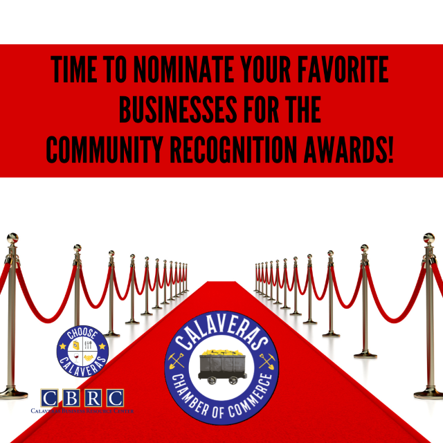 Time to Nominate Your Favorite Businesses for the Community Recognition Awards!