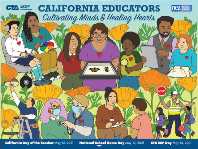 California Educators Kick Off May With Celebrations Honoring Teachers, Education Support Professionals, and School Nurses