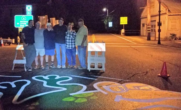 The Traditions Continue as the Hwy 49 Frog Gets a Fresh Coat of Paint!