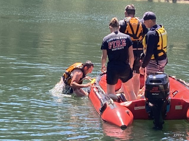 EPFD Gets Ready for Summer with Water & Lake Rescue Training