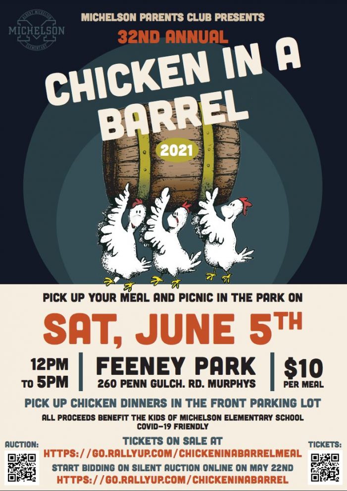 The 32nd Annual Chicken in a Barrel Takes Place Tomorrow at Feeney Park!!