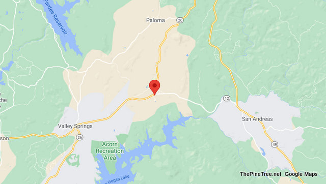 Traffic Update….Vehicle Off Roadway Collision Near Hwy 12 & Toyon Circle