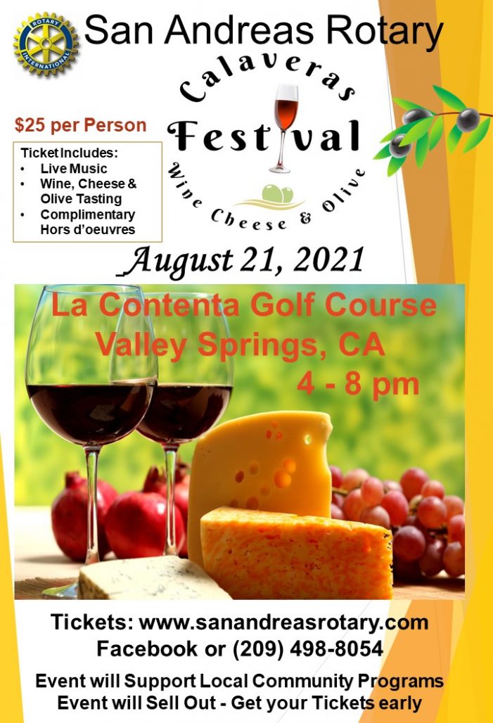 Save the Date: the 3rd Annual Wine Cheese & Olive Festival