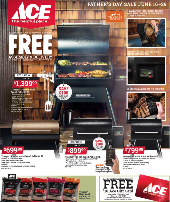 Senders Market Ace Hardware’s Big Father’s Day Sale!  Shop Local & Save!