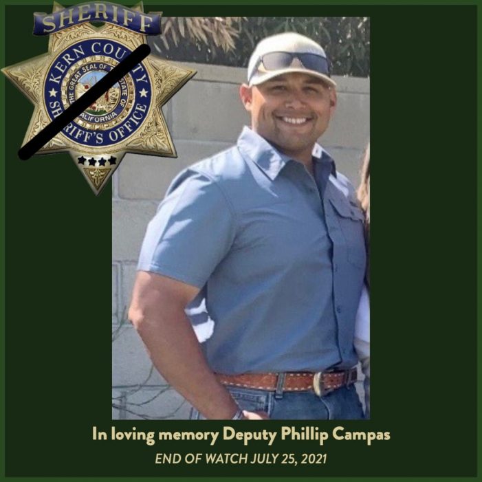 Kern County Sheriff’s Deputy Lost His Life on July 25th