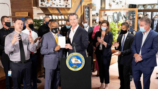 Governor Newsom Joins Law Enforcement Leaders & Mayors to Discuss State Efforts to Reduce Crime, Signs Legislation Targeting Organized Retail Theft