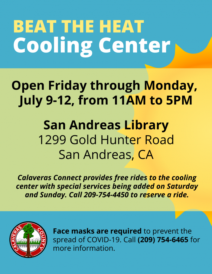 Beat the Heat Cooling Center Open 9th-12th