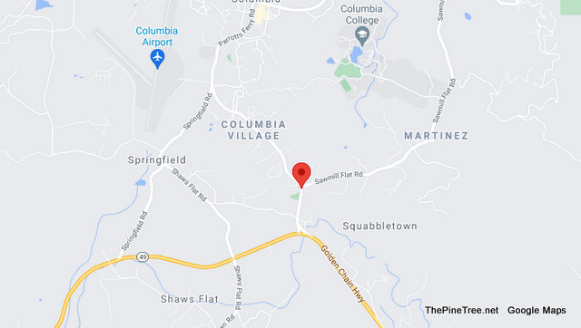 Traffic Update….Male Dragging Couch in Roadway Near Sawmill Flat Rd / Parrotts Ferry Rd