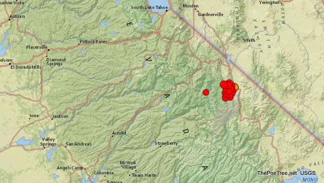 USGS Reporting 67 Local Tremors 2.5 on the Richter Scale or More in Last 24 Hours