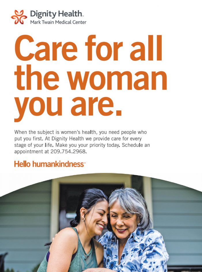Care for All the Woman Your Are at Dignity Health Mark Twain Medical Center