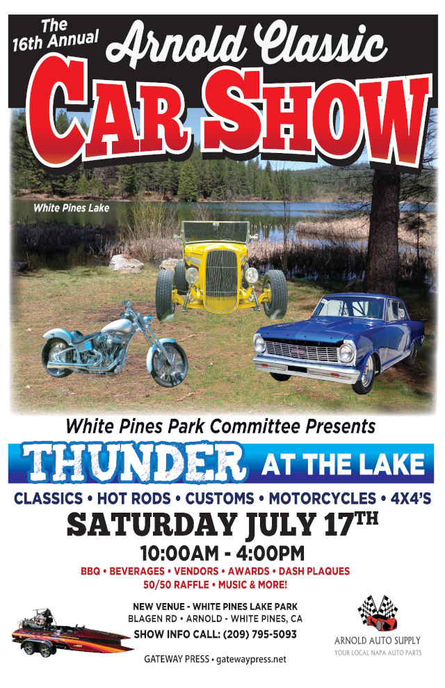 The 16th Annual Arnold Classic Car Show is July 17th!