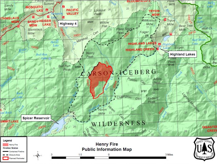 The Henry Fire Climbs to 650 Acres & 18% Containment