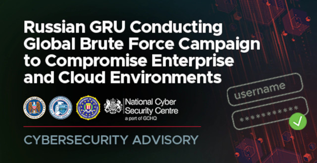 NSA, Partners Release Cybersecurity Advisory on Brute Force Global Cyber Campaign
