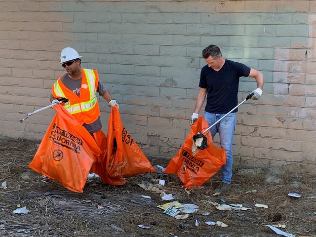 Governor Newsom Outlines Approach to Clean & Safe Streets For All During Visit to Clean California Site in Long Beach